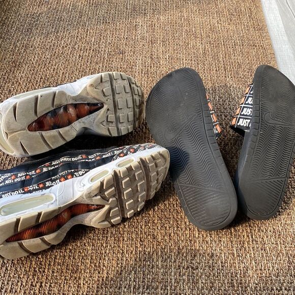Nike air max 95 just do it sneaker and slides bundle - Picture 6 of 6